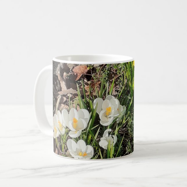 Caneca De Café Daffodils & Crocus Mug (Frente Esquerda)