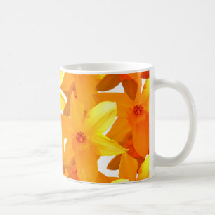Caneca De Café Daffodils Floral Clássica