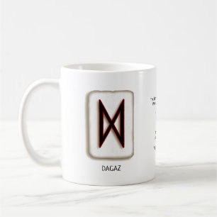 Caneca De Café Dagaz RuneStone Mug