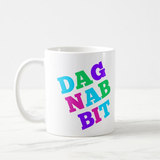 Caneca De Café Dagnabbit! (Esquerda)
