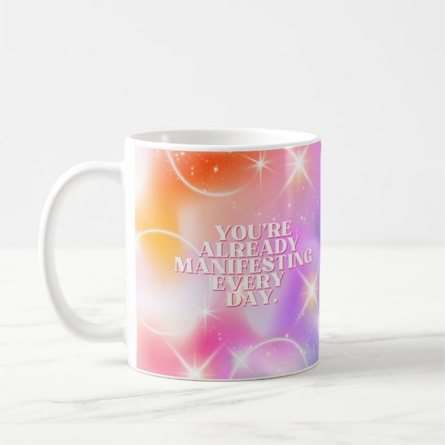Caneca De Café Daily Affirmation, Law of Attraction, Motivational (Esquerda)