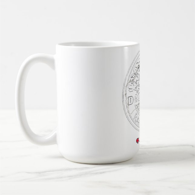 Caneca De Café Daintree RainForest (Esquerda)