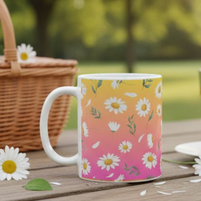 Caneca De Café Daisy ceramic mug , Daisy coffee cups  (Criador carregado)