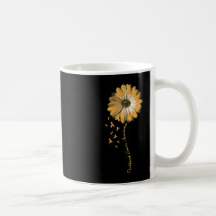 Caneca De Café Daisy Flower Chilhood Cancer Awarness Difes