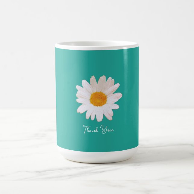 Caneca De Café Daisy Flower Dream– Summer Botanical Cozy (Centro)