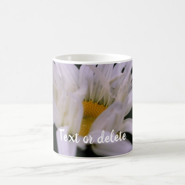 Caneca De Café Daisy Flower Personalizada (Centro)