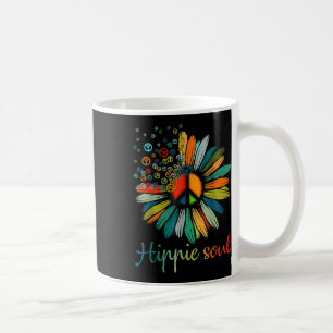 Caneca De Café Daisy Peace Sign Hippie Soul Flower Gifes