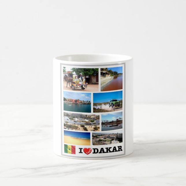 Caneca De Café Dakar I Love - Senegal - (Centro)