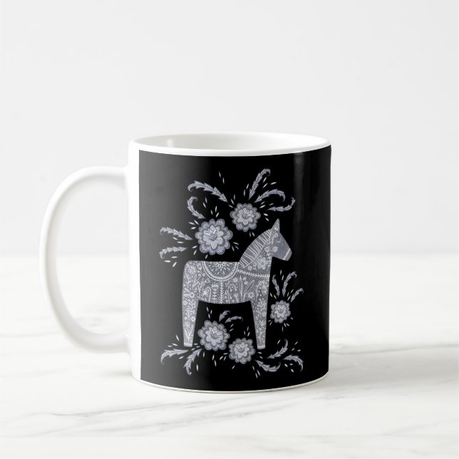 Caneca De Café Dala Horse Swedish (Esquerda)