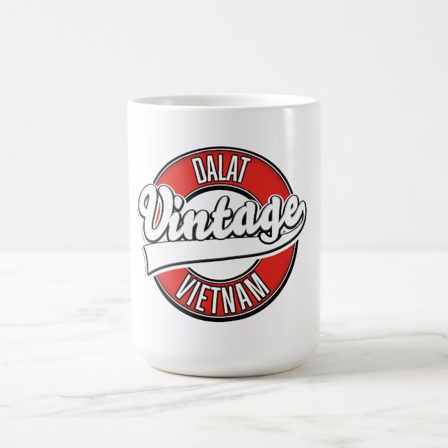 Caneca De Café Dalat vietnam logótipo (Centro)
