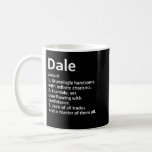 Caneca De Café DALE Definição Nome Personalizado Funny Birthday G<br><div class="desc">Definição DALE Nome personalizado Funny Birthday Gift Idea</div>
