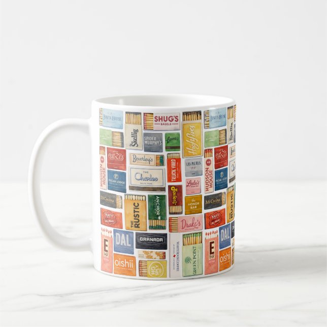 Caneca De Café Dallas Matchbook Mug (Esquerda)