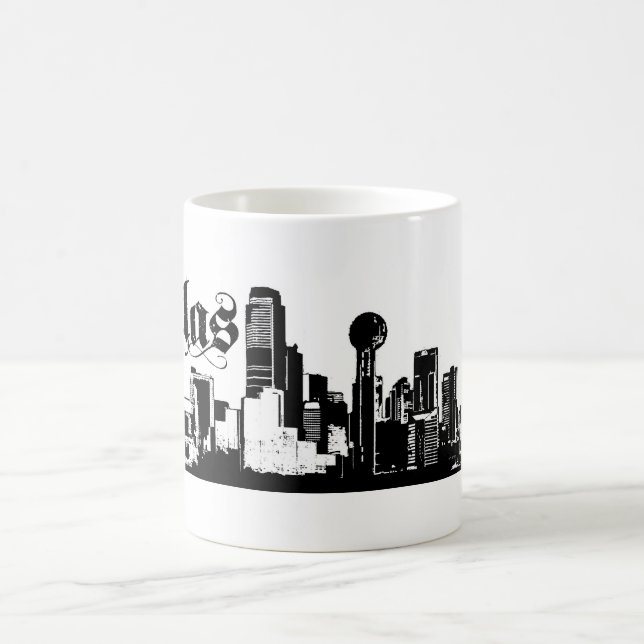 Caneca De Café Dallas Texas psto sobre para sua cidade (Centro)