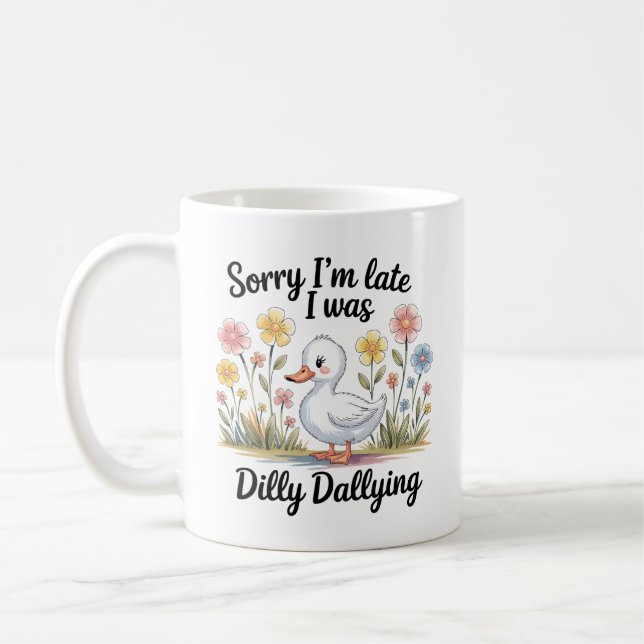 Caneca De Café Dally Goose Mug | Engraçada Taça Tarde (Esquerda)