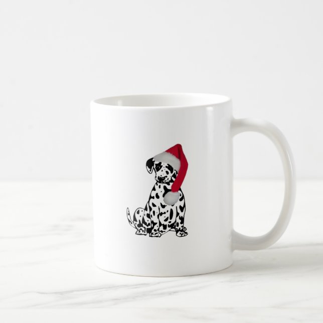 Caneca De Café Dalmaciano de Natal (Direita)