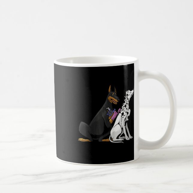 Caneca De Café Dalmaciano Doberman Legal Tatuador Presente Ta (Direita)