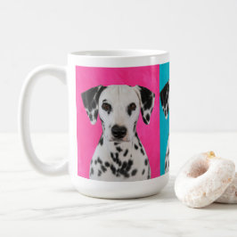 Caneca De Café Dalmático a cores