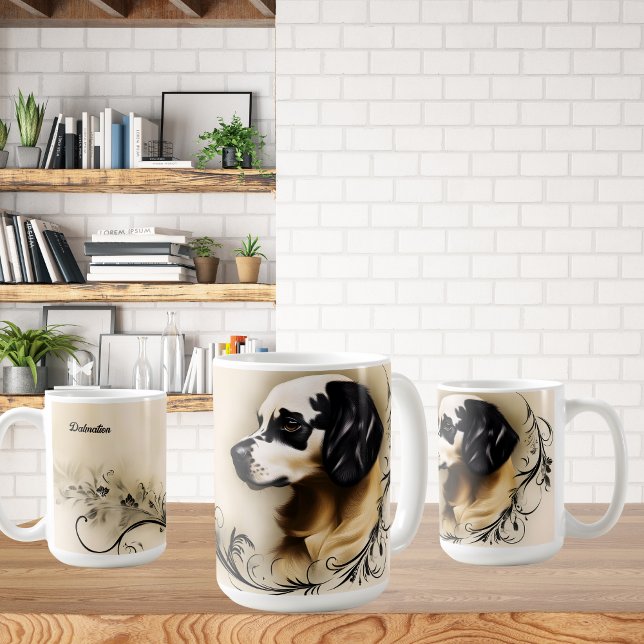 Caneca De Café Dalmation (Criador carregado)