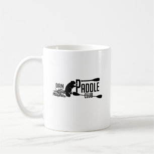 Caneca De Café Dam Paddle Club Beaver Logo 11oz Café