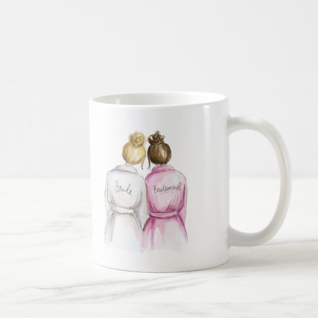 Caneca De Café Dama de honra? Empregada doméstica loura do (Direita)