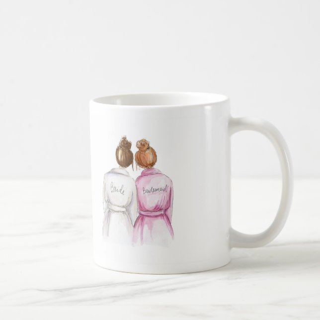 Caneca De Café Dama de honra? Empregada doméstica vermelha do (Direita)