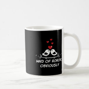 Caneca De Café Dama de Honra Obviamente Melhor Mulher Dama de Hon