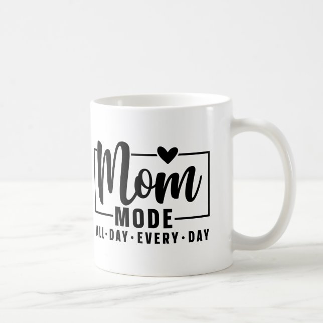 Caneca De Café Dama do Dia da Mãe de café de modo da mãe (Direita)