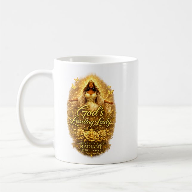Caneca De Café Dama Líder de Deus (Esquerda)