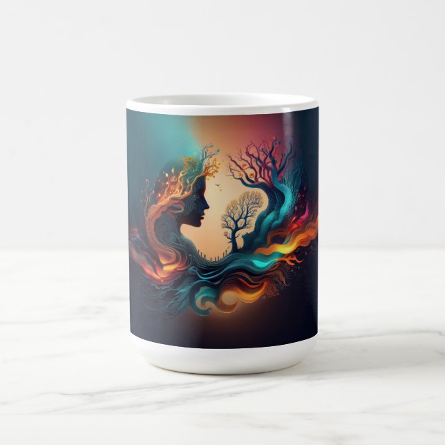 Caneca De Café Dama na Árvore (Centro)