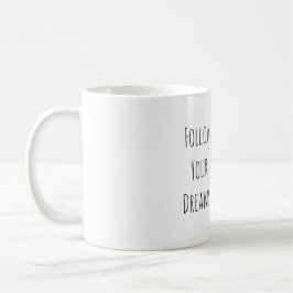 Caneca De Café Dama Preta Sonhos Florais Pretty Peach