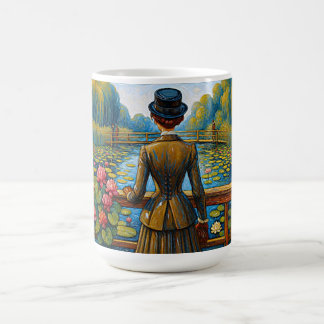 Caneca De Café Dama Vitoriana junto à Água