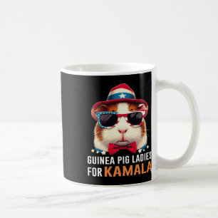 Caneca De Café Damas Porcas Para Kamala Gato Engraçado 2024 Presi