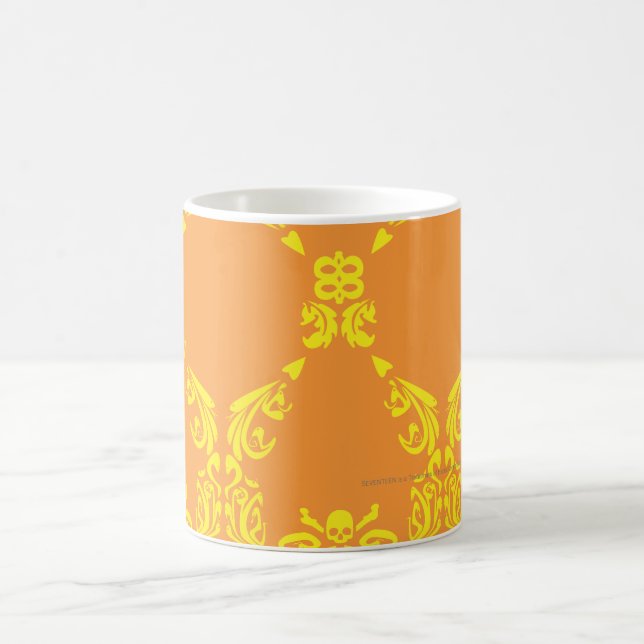 Caneca De Café Damasco laranja-amarelo (Centro)