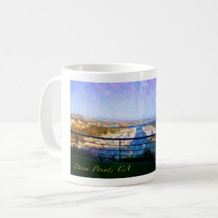 Caneca De Café Dana Point, CA (impressionismo)