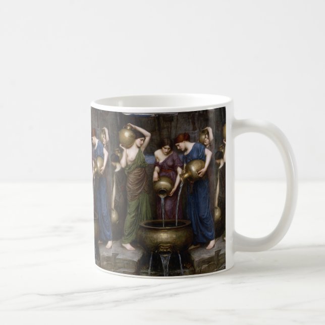 Caneca De Café Danaides John William Waterhouse (Direita)