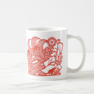 Caneca De Café Dança com leão