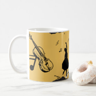 Caneca De Café Dança com Violin