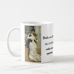 Caneca De Café Dança da cidade por Pierre Renoir, Vintage Fine Ar