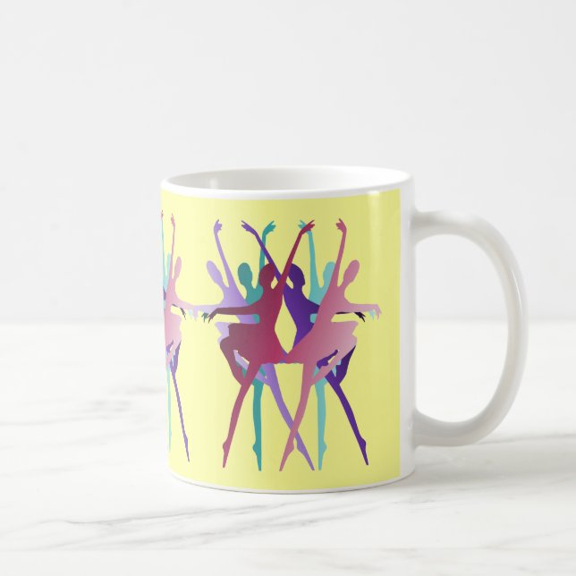 Caneca De Café Dança da dança da dança (Direita)
