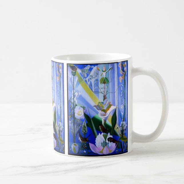 Caneca De Café Dança da Primavera de Joseph Stella (Direita)