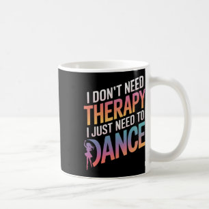 Caneca De Café Dança Dançarina Dança Uni-adulta Dança Moderna Neg