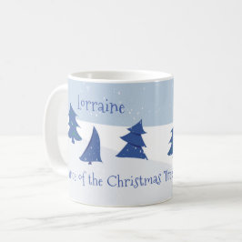 Caneca De Café Dança das Árvores de Natal