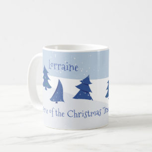 Caneca De Café Dança das Árvores de Natal