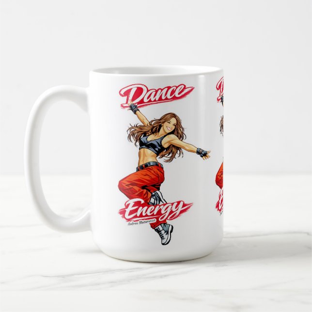 Caneca De Café Dança de Energia e Liberdade (Esquerda)