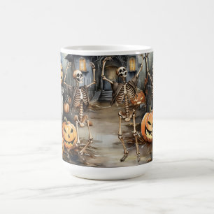 Caneca De Café Dança de Halloween
