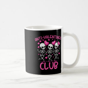 Caneca De Café Dança de Skeletons Engraçados do Clube Anti-namora