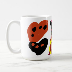 Caneca De Café dança do dia dos namorados cream puff