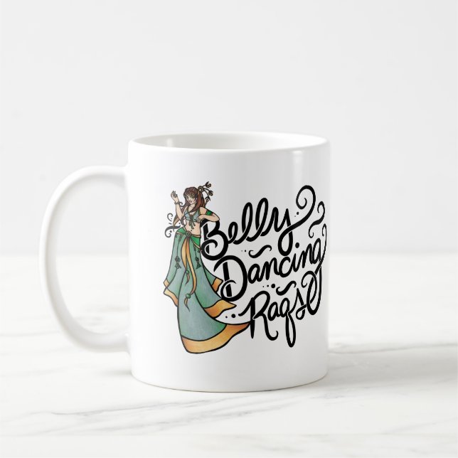 Caneca De Café Dança do Ventre Raqs Dançarina do Ventre           (Esquerda)