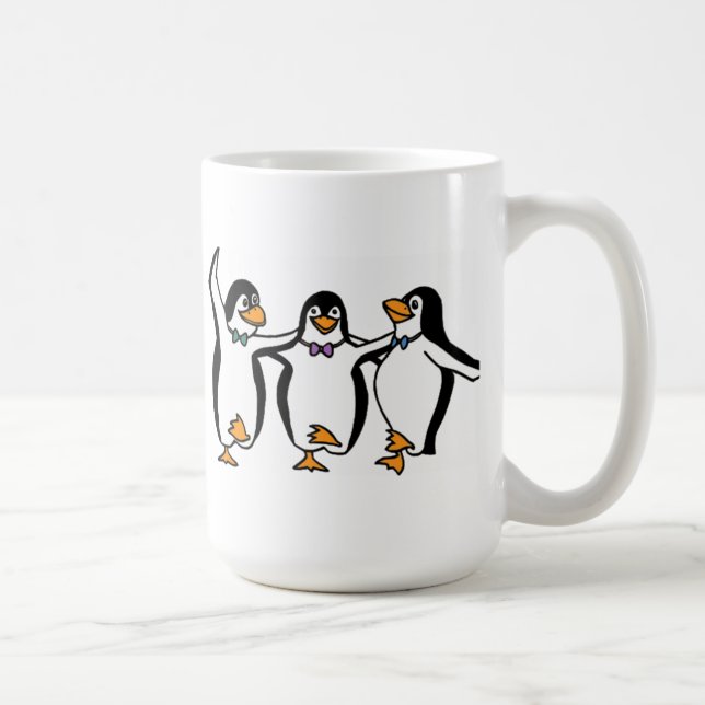 Caneca De Café Dança dos pinguins (Direita)
