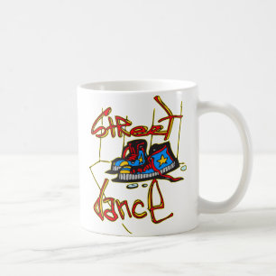 Caneca De Café Dança e calçados da rua